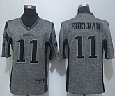 Nike Limited New England Patriots #11 Edelman Men's Stitched Gridiron Gray Jerseys,baseball caps,new era cap wholesale,wholesale hats